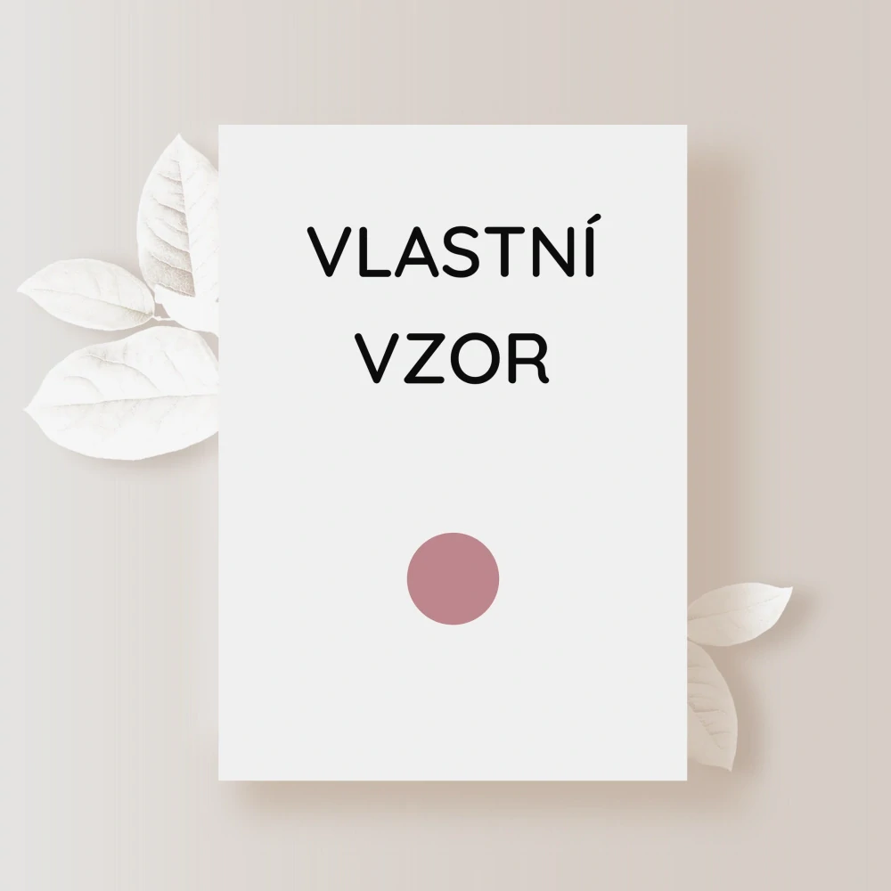 Svatební los VLASTNÍ VZOR 2ks (1 pár) | ROSEGOLD KOLEČKO