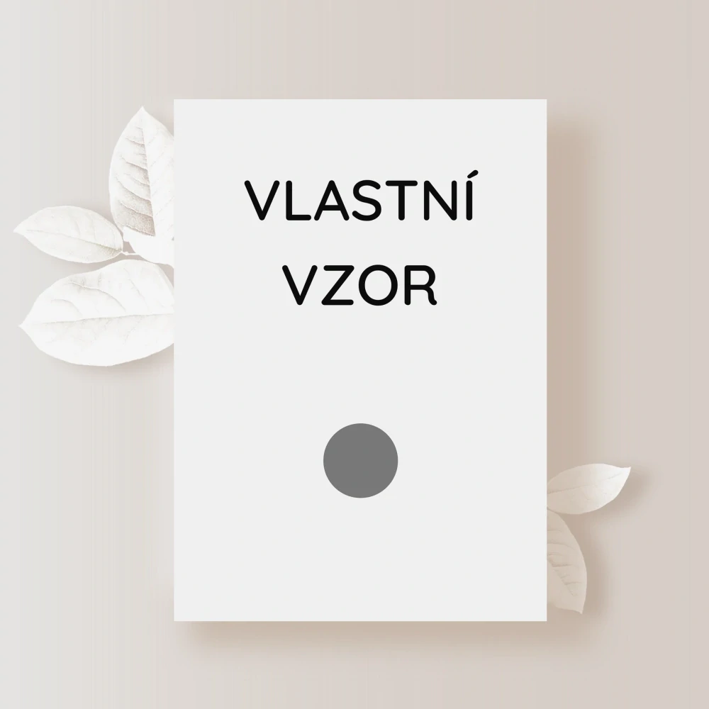 Svatební los VLASTNÍ VZOR (1 pár) | STŘÍBRNÉ KOLEČKO