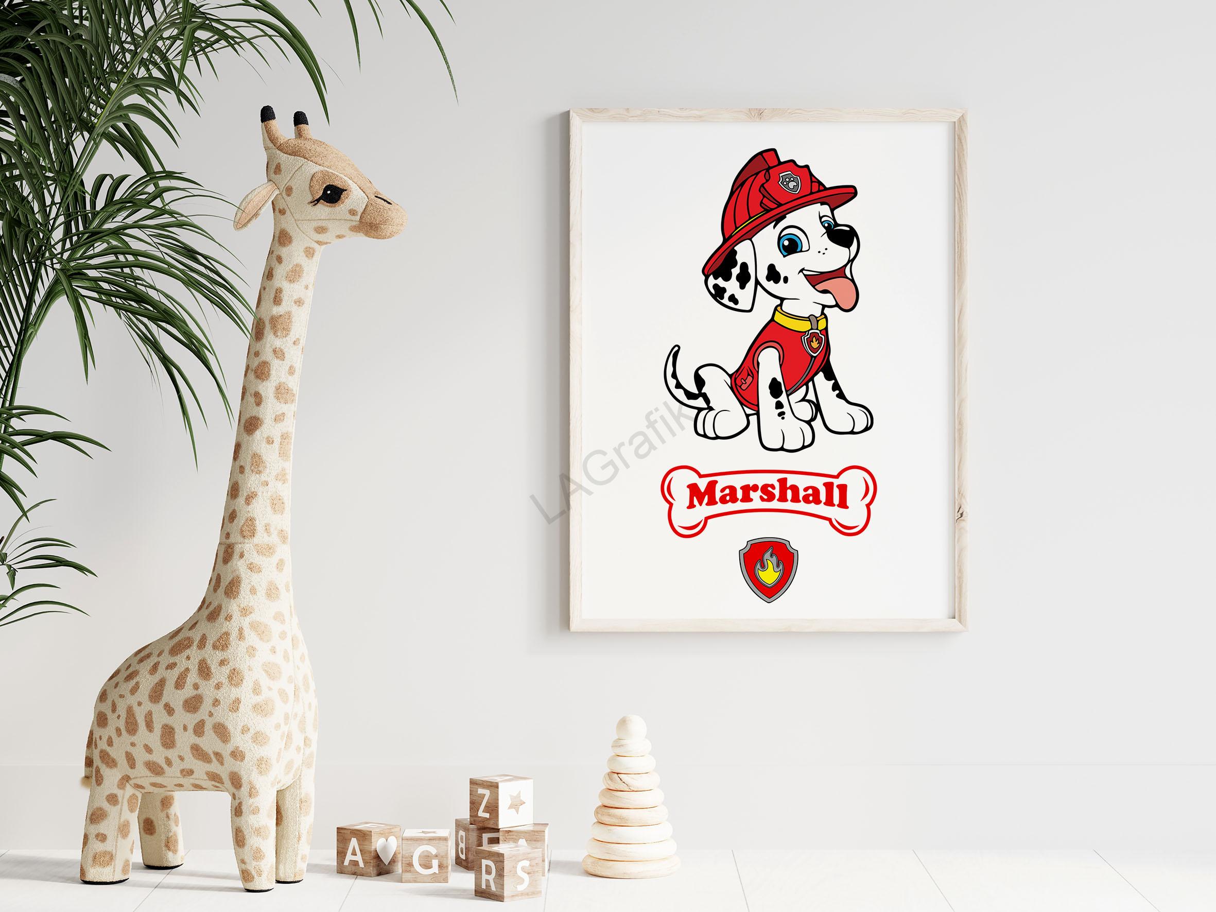 Obraz Tlapková patrola MARSHALL 3