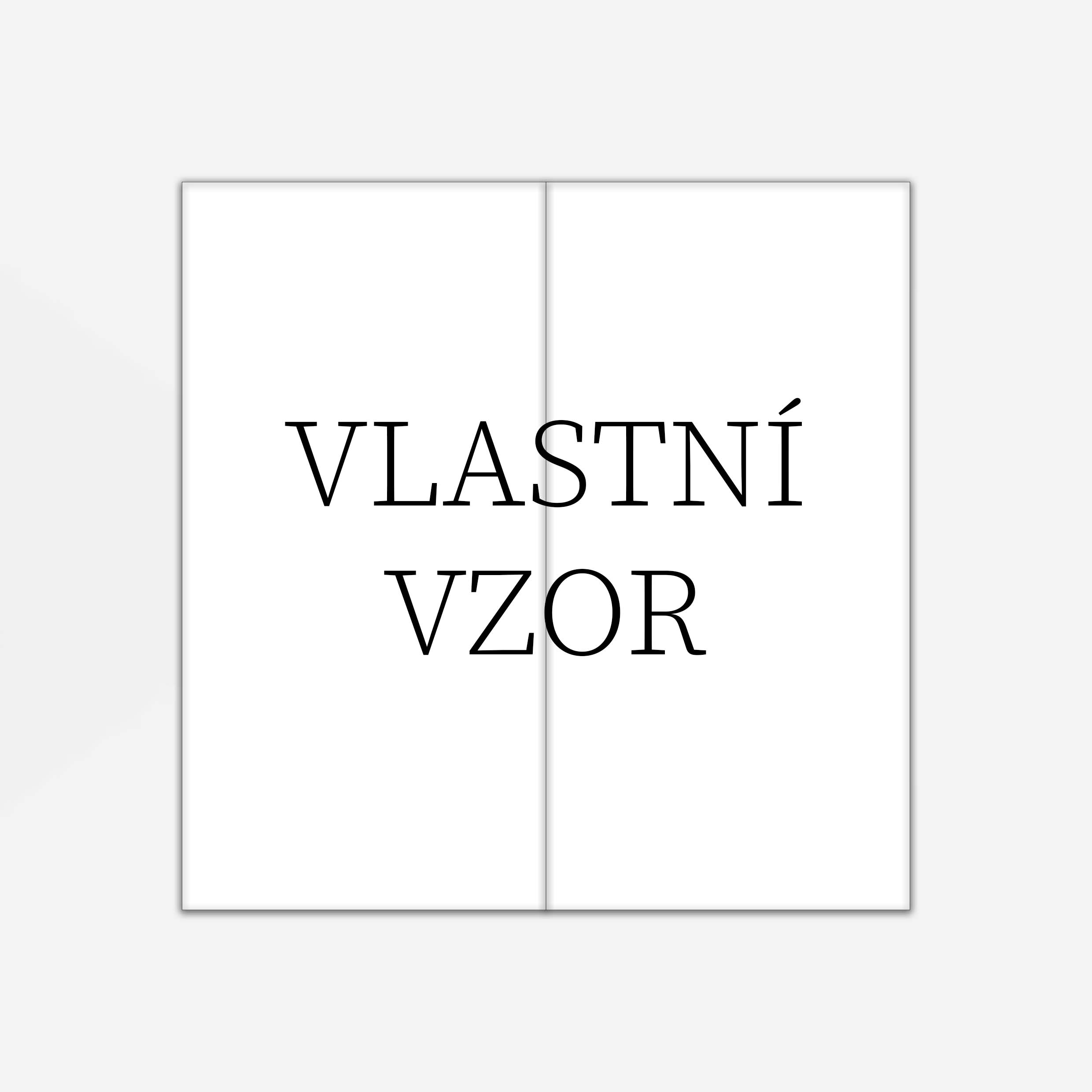 Otevírací oznámení 14x14cm | VLASTNÍ VZOR