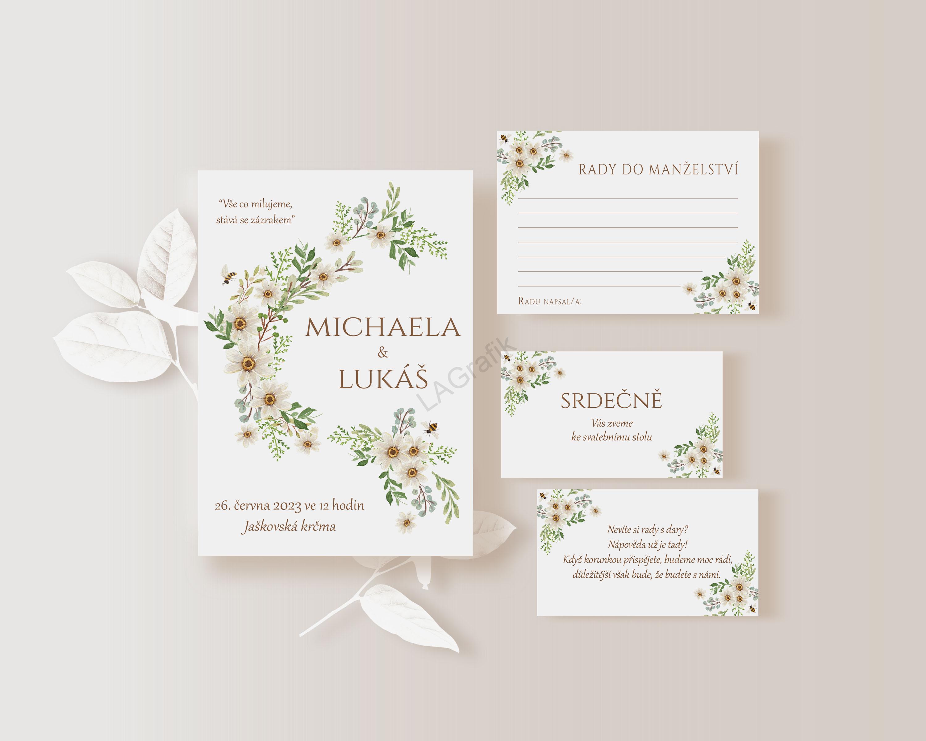 Kartička o darech 10 x 5cm LG01