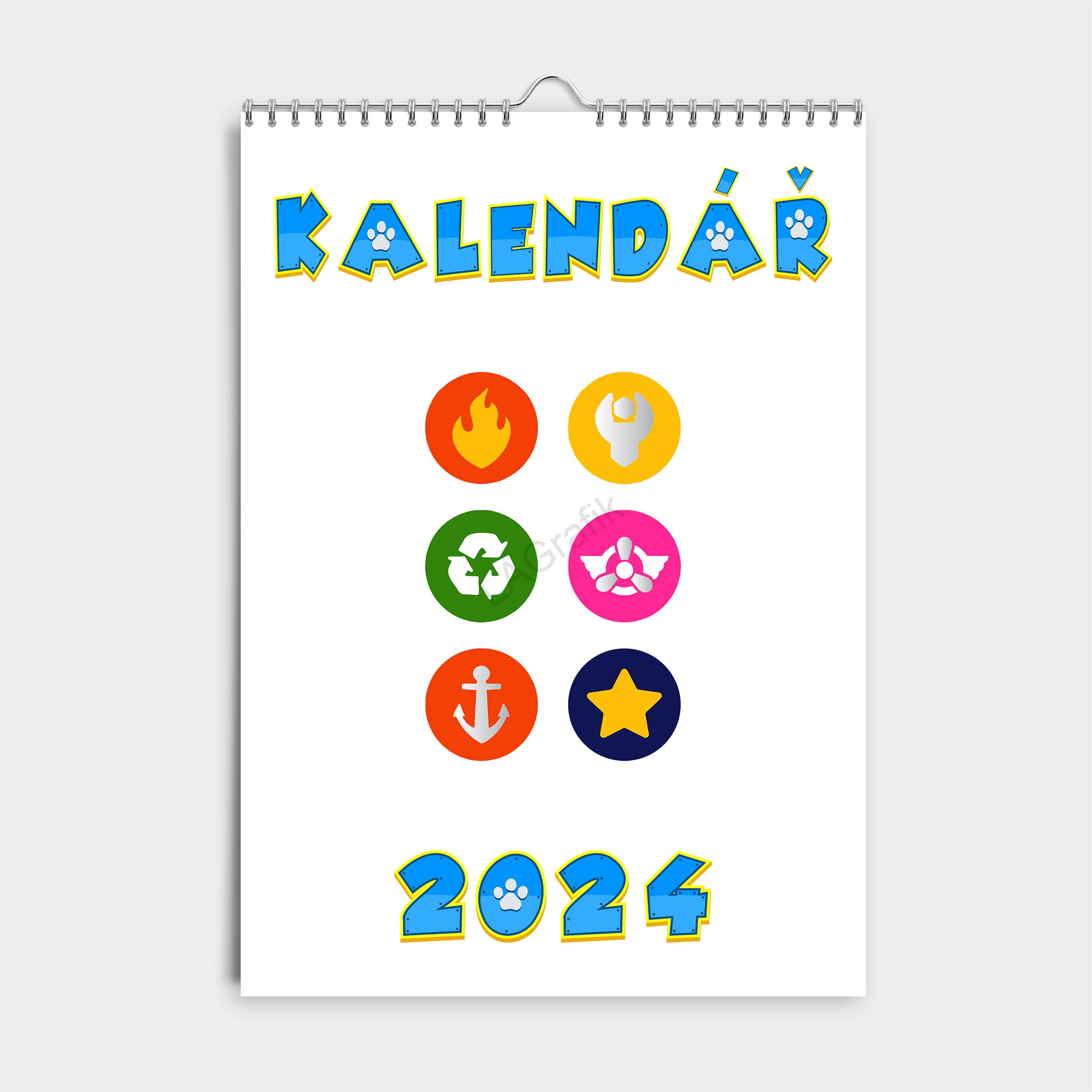 Dětský kalendář 2025 | Tlapková patrola