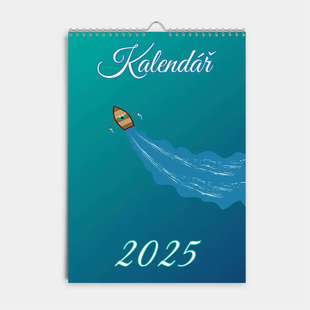 Dětský kalendář 2025 | Holčička s chlapečkem u moře