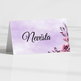 Jmenovka PURPLE | Do stříšky