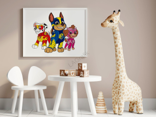 Obraz Tlapková patrola MARSHALL, CHASE A SKYE