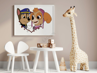 Obraz Tlapková patrola SKYE A CHASE