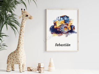 Personifikovaný obraz BULDOZER 3