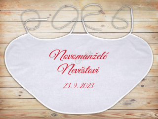 Bryndák pro novomanželé | Lemovaný šikmým proužkem
