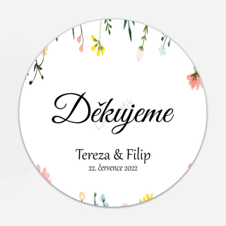 Samolepka LUČNÍ KVÍTÍ