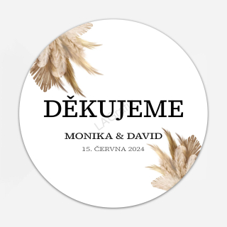 Samolepka PAMPOVÁ TRÁVA No.1