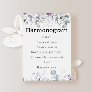 Harmonogram FIALOVÁ HARMONIE No.2