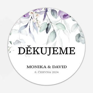 Samolepka FIALOVÁ HARMONIE No.2