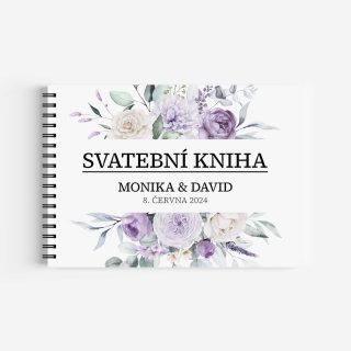 Svatební kniha FIALOVÁ HARMONIE No.2
