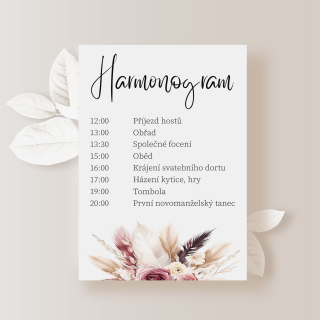 Harmonogram PAMPOVÁ TRÁVA No.2