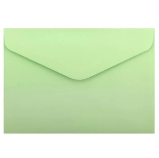 SVĚTLE ZELENÁ obálka pro oznámení A6 | 130g