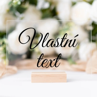 PLEXI A5 CEDLUKA | Vlastní text