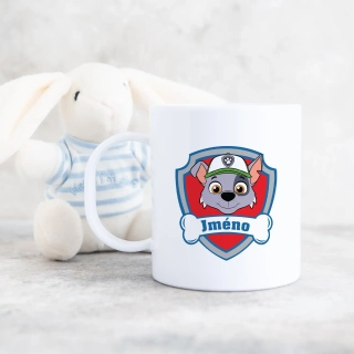 Plastový hrnek 300ml | ODZNAK ROCKY SE JMÉNEM