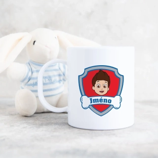 Plastový hrnek 300ml | ODZNAK RYDER SE JMÉNEM