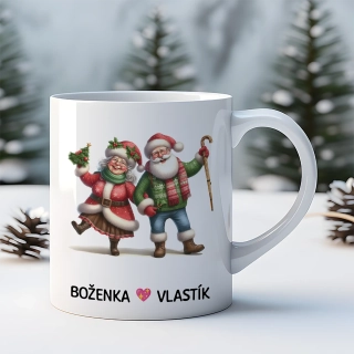 Hrnek 330ml | BABIČKA S DĚDOU se jmény 15
