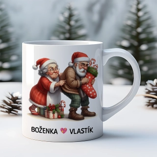 Hrnek 330ml | BABIČKA S DĚDOU se jmény 23