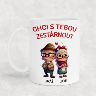 Hrnek 330ml | CHCI S TEBOU ZESTÁRNOUT 2