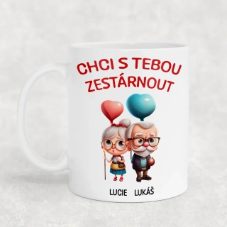 Hrnek 330ml | CHCI S TEBOU ZESTÁRNOUT 4