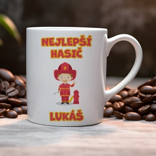 Hrnek 330ml | NEJLEPŠÍ HASIČ se jménem