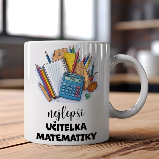 Hrnek 330ml | NEJLEPŠÍ UČITELKA MATEMATIKY