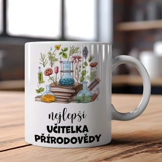 Hrnek 330ml | NEJLEPŠÍ UČITELKA PŘÍRODOVĚDY