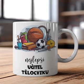 Hrnek 330ml | NEJLEPŠÍ UČITEL TĚLOCVIKU