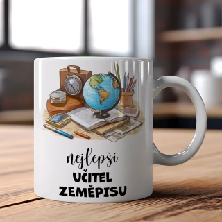 Hrnek 330ml | NEJLEPŠÍ UČITEL ZEMĚPISU