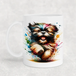 Hrnek 330ml | Shih-tzu v běhu