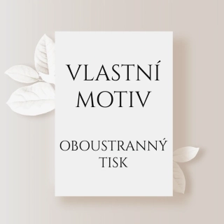 Svatební oznámení VLASTNÍ VZOR | Oboustranný tisk