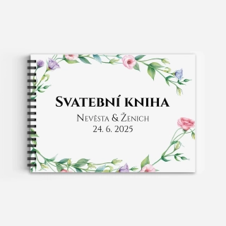 Svatební kniha KVĚTINY No.2