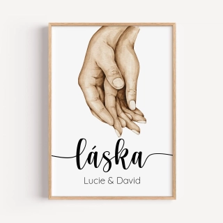 Obraz RUCE LÁSKA