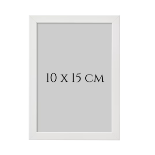 Rámeček MDF BÍLÝ | 10 x 15cm