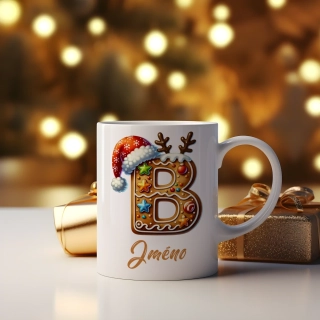 Hrnek 330ml | Perníčkové písmeno "B"