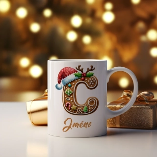 Hrnek 330ml | Perníčkové písmeno "C"