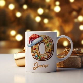 Hrnek 330ml | Perníčkové písmeno "O"