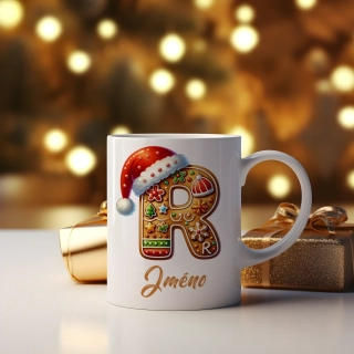 Hrnek 330ml | Perníčkové písmeno "R"