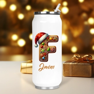 Termoska COKE | Perníčkové písmeno "F"