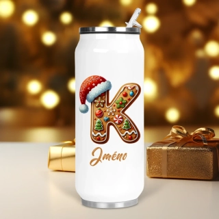Termoska COKE | Perníčkové písmeno "K"