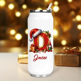 Termoska COKE | Červené písmeno "D"