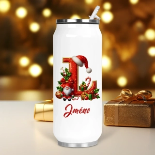 Termoska COKE | Červené písmeno "L"