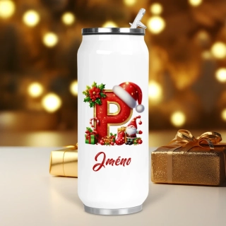 Termoska COKE | Červené písmeno "P"