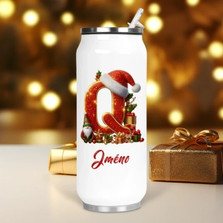 Termoska COKE | Červené písmeno "Q"