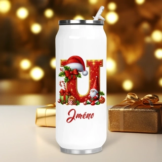 Termoska COKE | Červené písmeno "U"