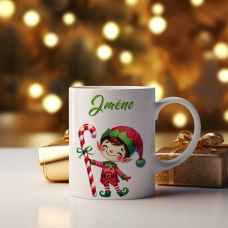 Hrnek 330ml | Vánoční elf 14