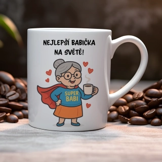 Hrnek 330ml | NEJLEPŠÍ BABIČKA NA SVĚTĚ!