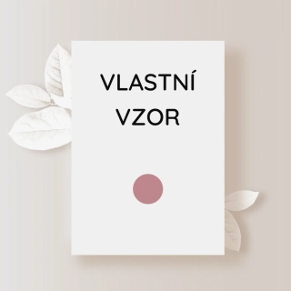 Svatební los VLASTNÍ VZOR 2ks (1 pár) | ROSEGOLD KOLEČKO
